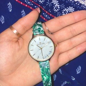 Gold Sailor Jane Marble and Palm Watch